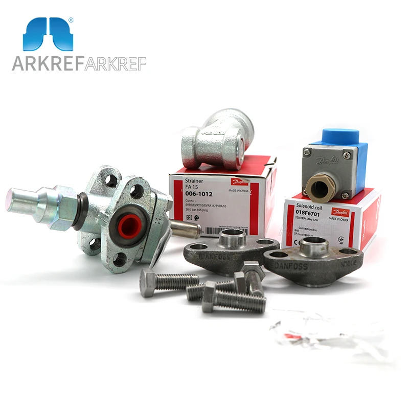 Ammonia Fluo-rine AC EVRA20 Solenoid Valve for HVAC 032F6220 Refrigerator Refrigeration System