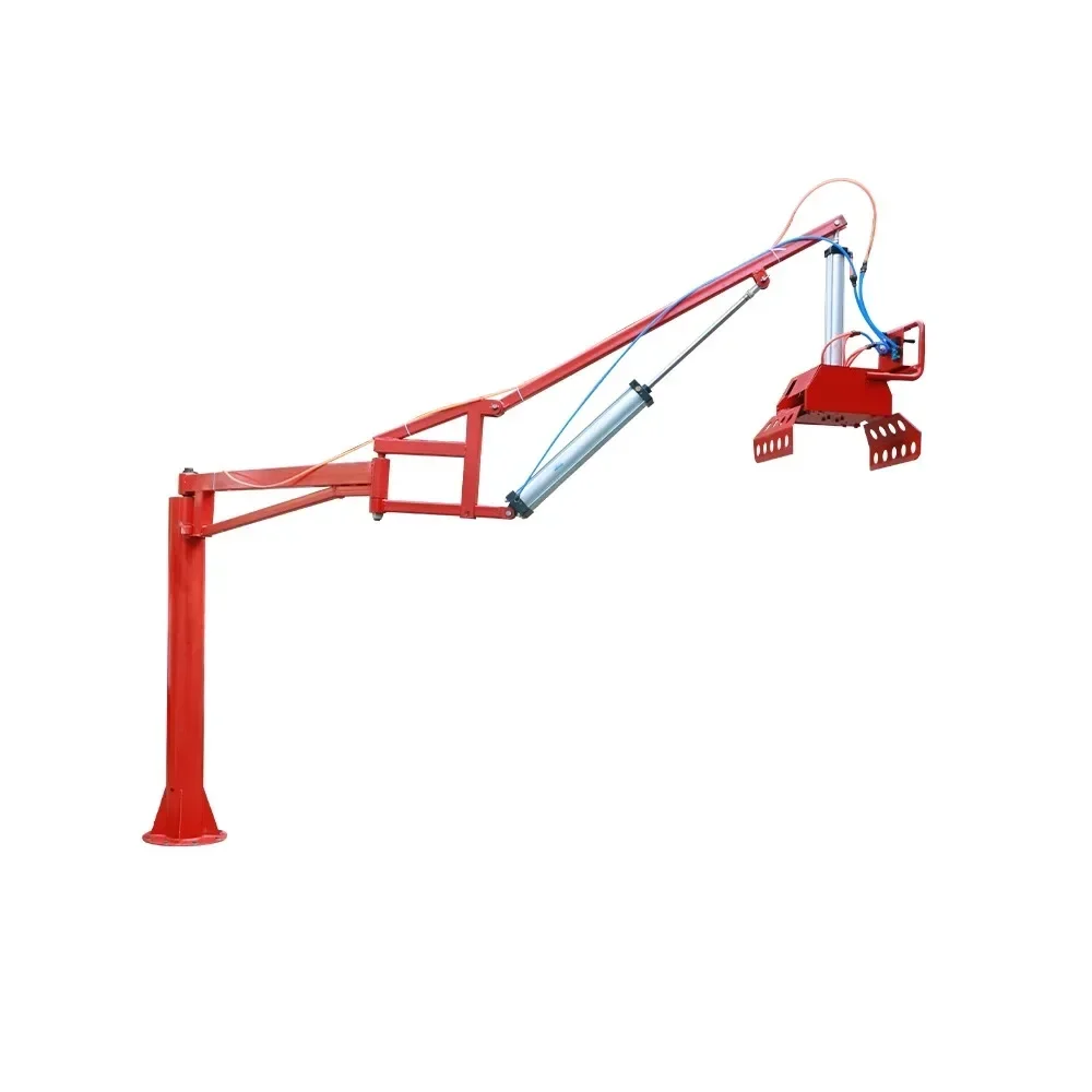 

Pneumatic mechanical grab conveyor cantilever crane