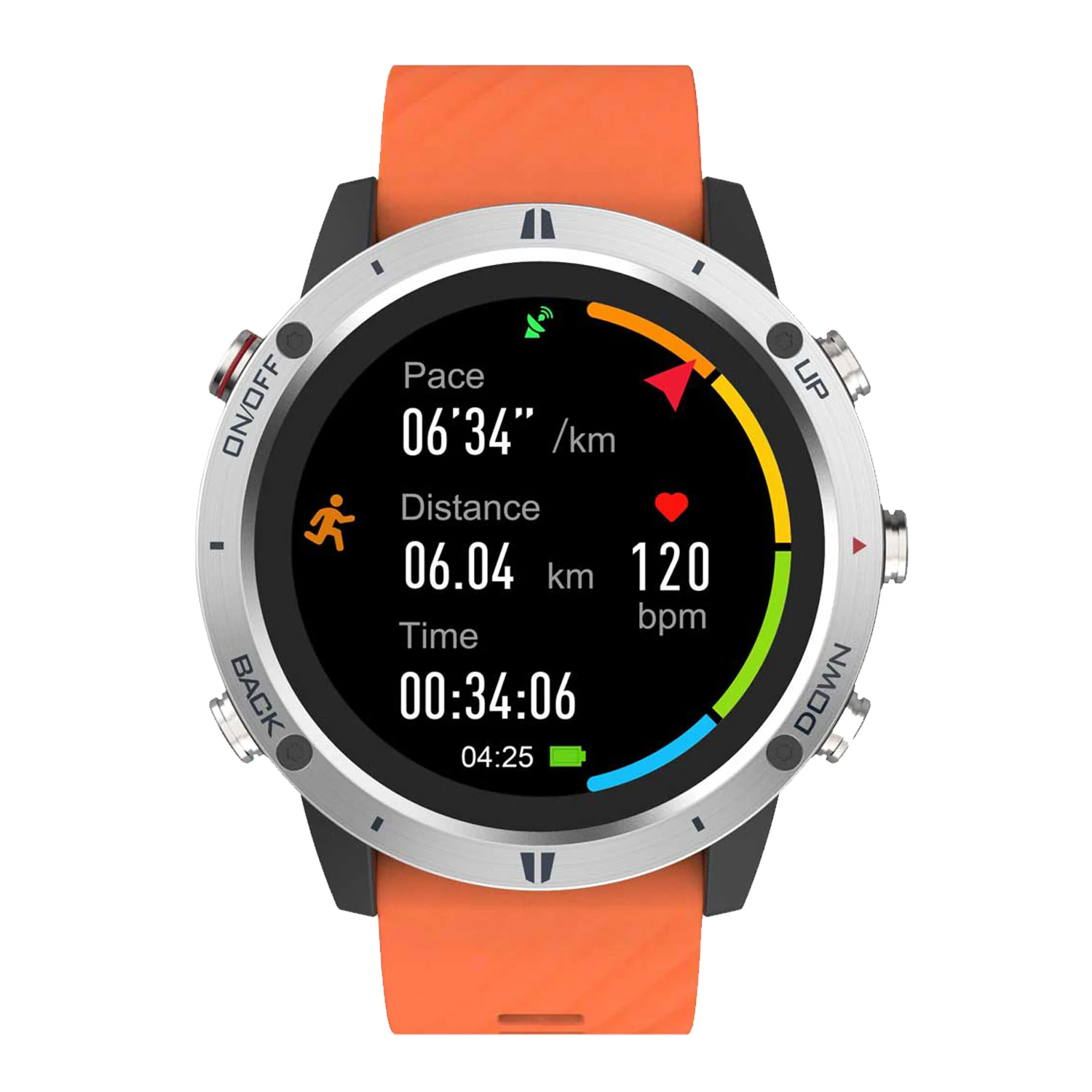 SUNROAD GPS + GLONASS + Beidou Triathlon Sports Watch 1.28 Inch TFT Color Touch Screen Remote Control Photography Music Control