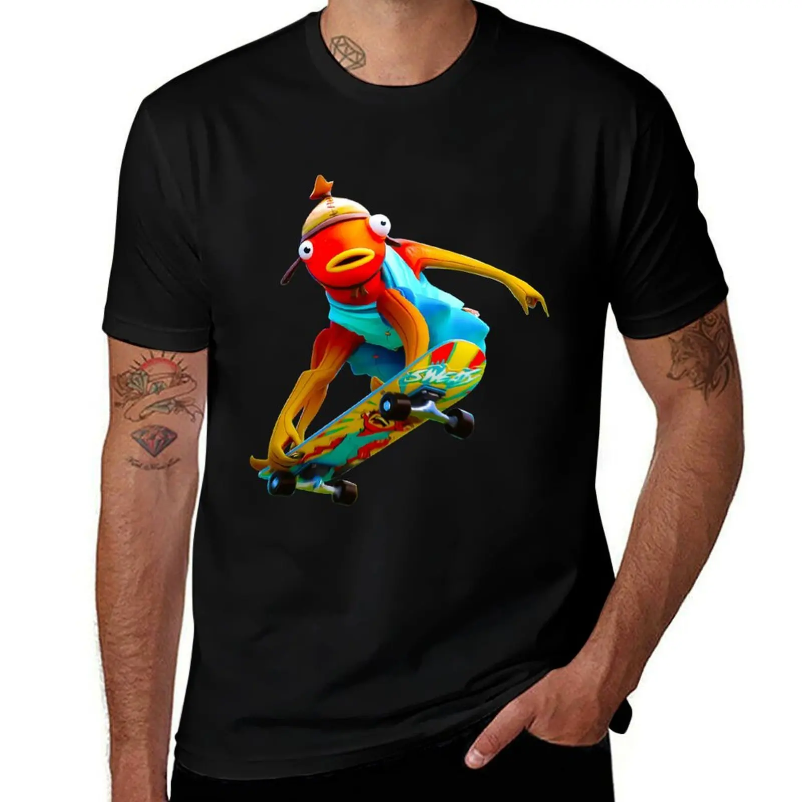 Tiko Skate Tiko T-Shirt Holiday Party T-Shirt for Men