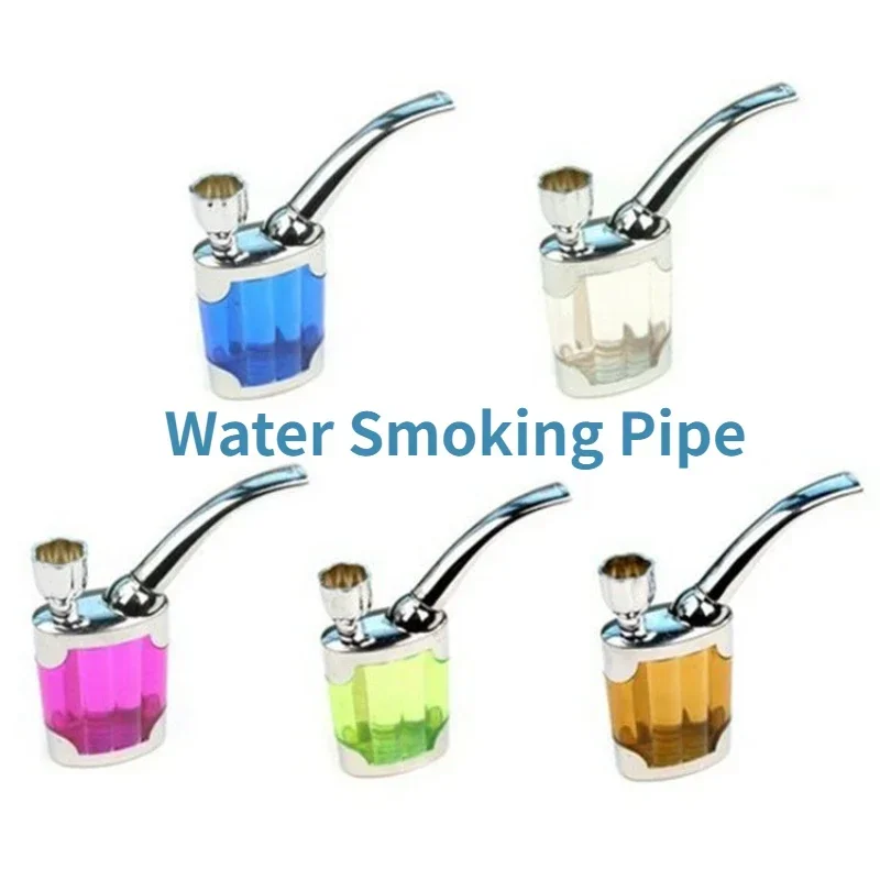 

Remove to Clean Acrylic Water Smoke Pipe Microfilter Healthy Tobacco Pipe Personal Tar Filtration Cigarette filter Smoking Tool