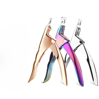Fake Nail Cutter Professional Nail Clippers Straight Edge Acrylic Nail Clipper Tips Manicure Cutter Guillotine Cut False Nails