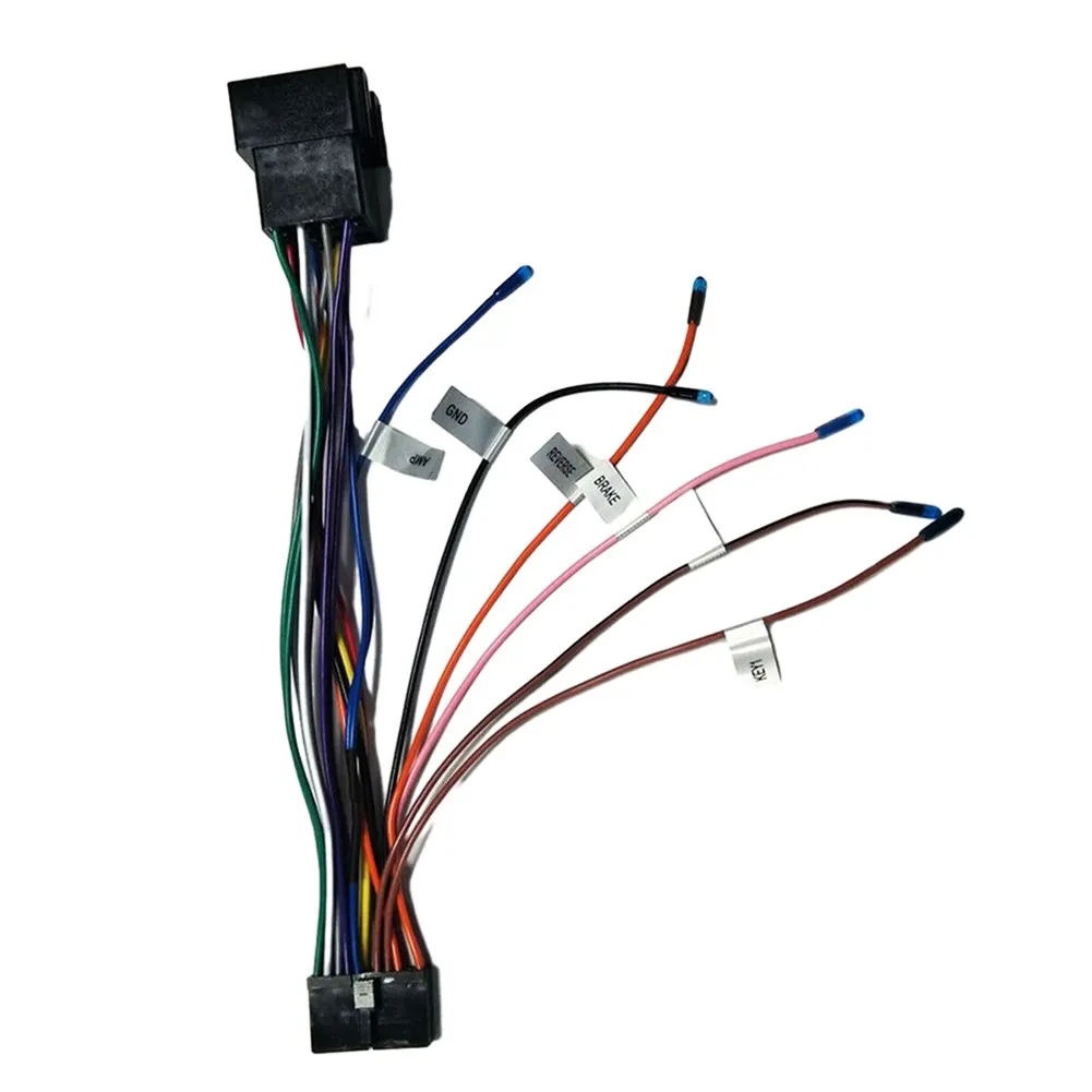 

Reliable Car Stereo Audio ISO Wiring Harness Adaptor 20PIN Connector Cable Plug Quick Installation Suitable for Most Cars