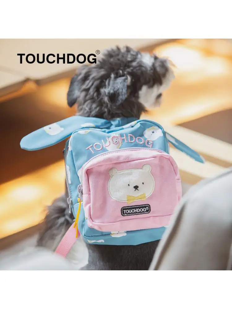 

Portable Pet Dog Backpack, Travel Sling Bag, Teddy Puppy and Cat School Bag, Pet Supplies