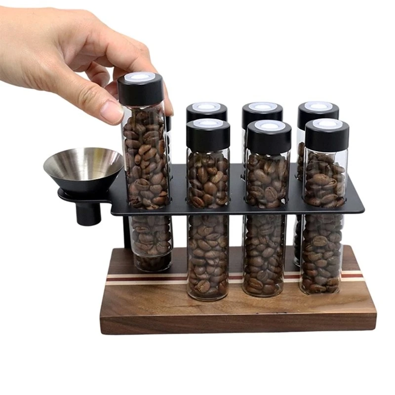support-anti-deformation-pour-tasseur-d'espresso-et-accessoire-tube-de-stockage-en-verre-pour-grains-de-cafe-a-dose-unique-pour-la-fraicheur