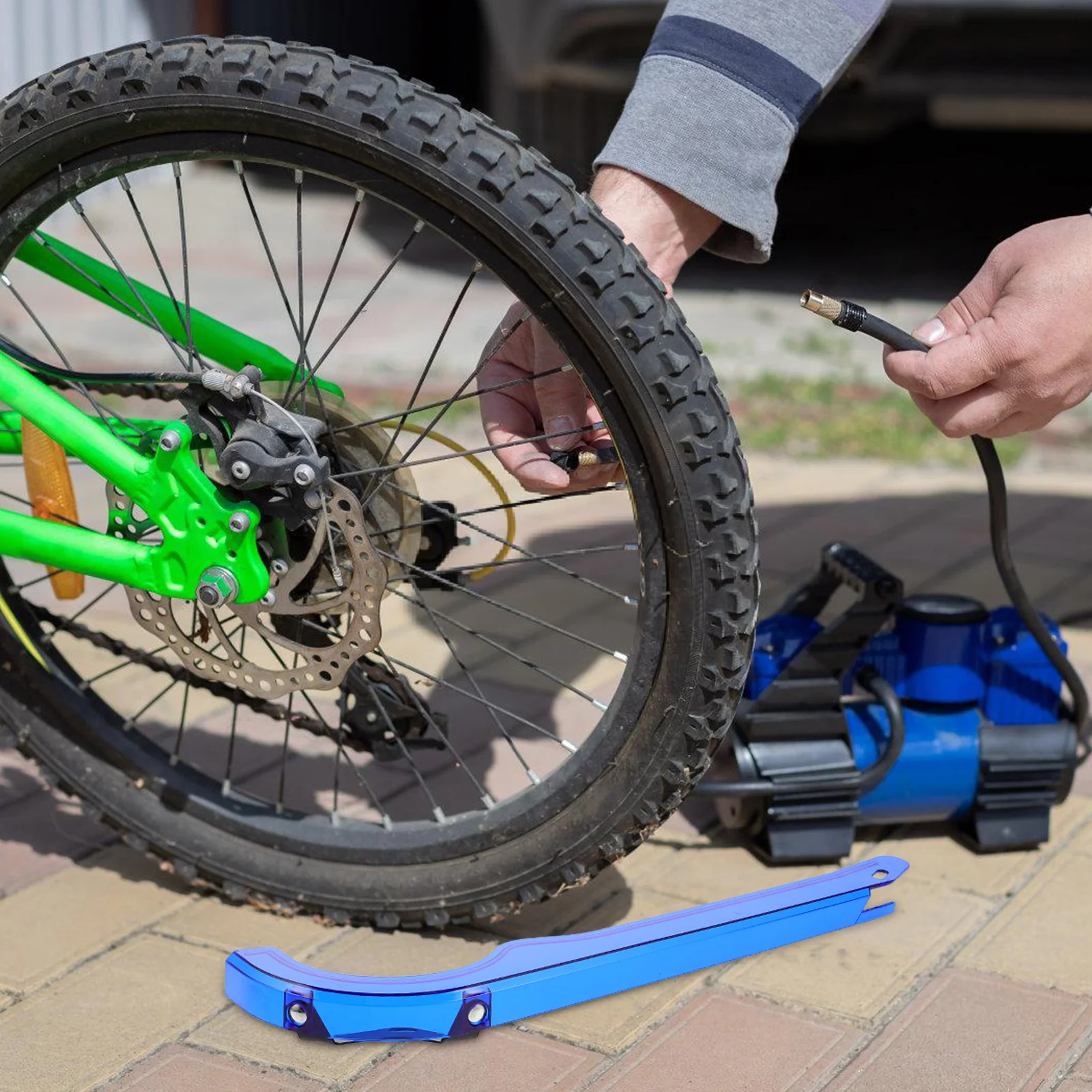 

Bicycle Chain Cover Plastic Guard Accessories Protector Case (blue) Oil-proof Chainring Bike