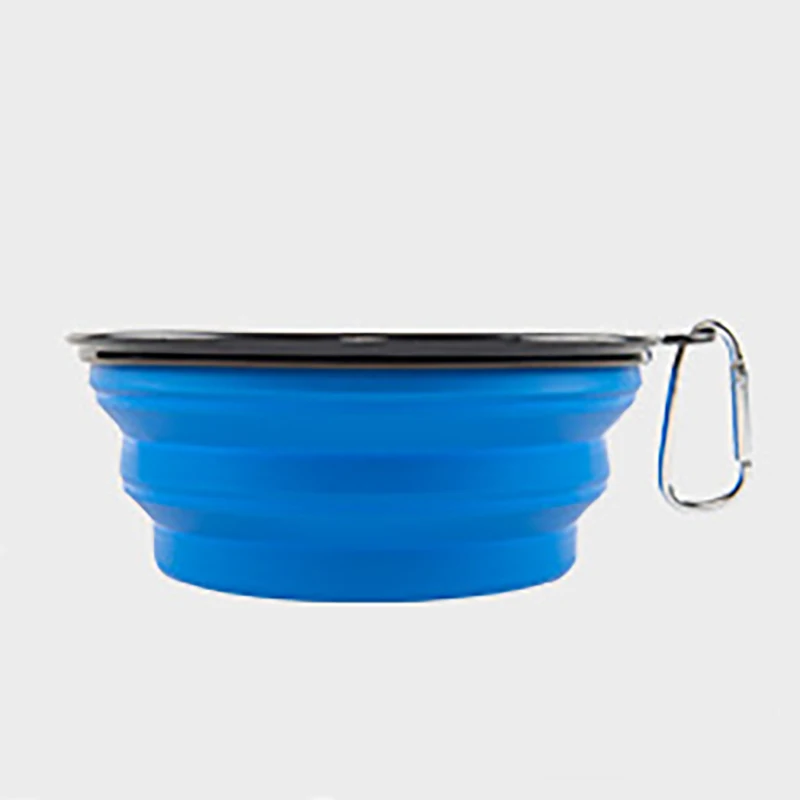 1000ml Large Collapsible Dog Pet Folding Silicone Bowl Outdoor Travel Portable Puppy Food Container Feeder Dish Bowl Pet Food