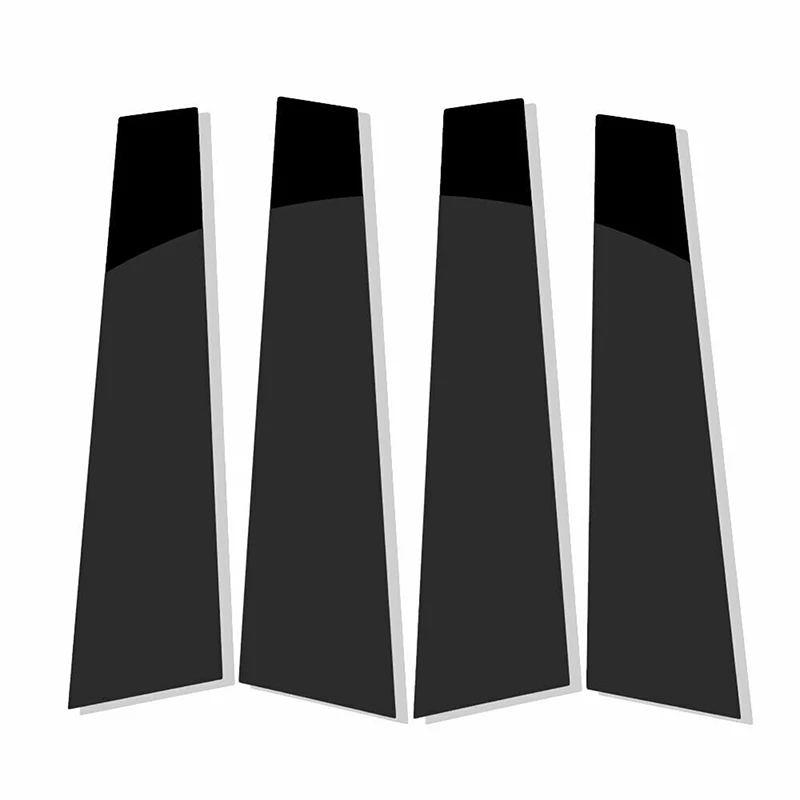 4-teiliges Set Autofenster-Säulenverkleidungen Türaufkleber für Porsche Panamera 2009-2012 2013 2014 2015 2016 – Detail 3