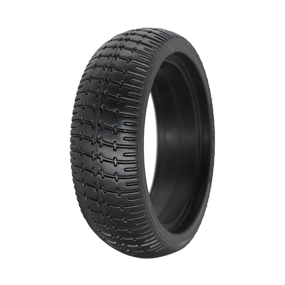 Electric Scooter Flat-free Wheel Outer Diameter 159mm Solid Rubber Tire Wear Resistant Rubber Improved Control No Air Required