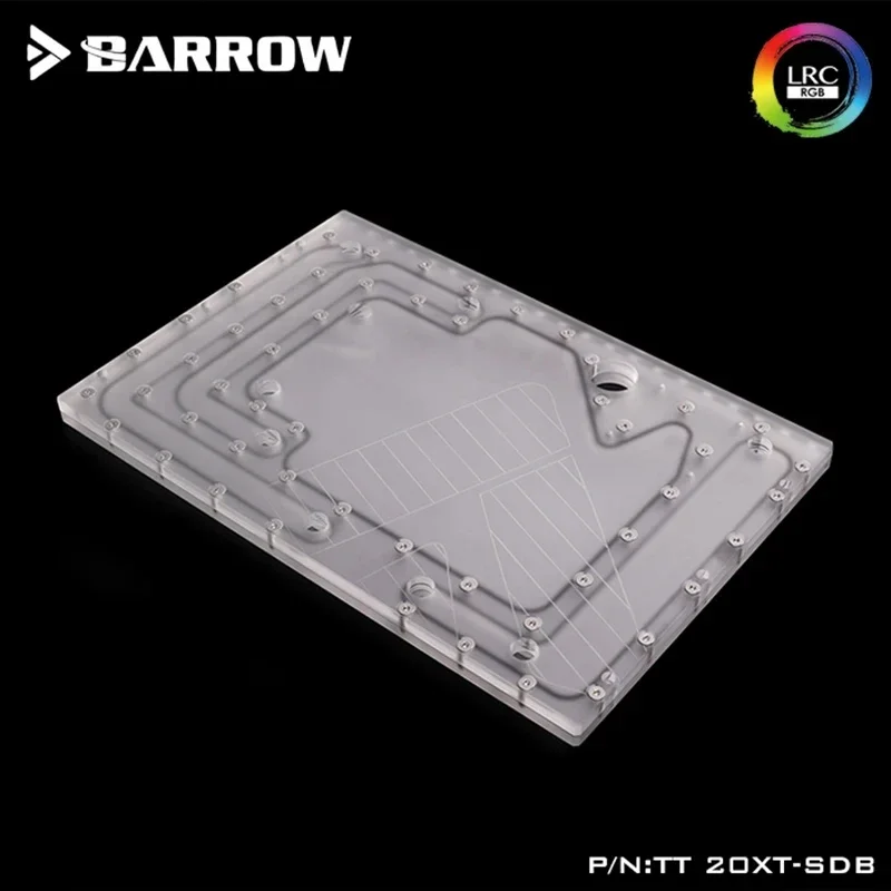 Imagem -02 - Barrow-tt Tanque de Água para pc Water Cooling System Waterway Board Reservoir 5v Argb 3pin Nível 20 xt Case Construção