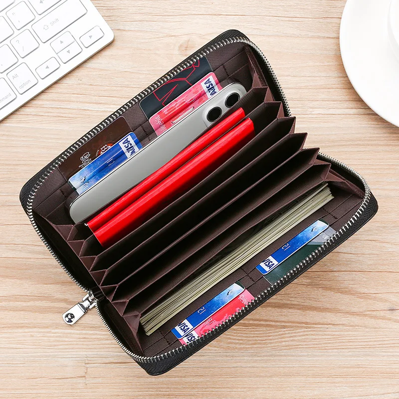 long-genuine-leather-rfid-anti-magnetic-card-holder-cowhide-japanese-style-account-book-multi-function-money-clip-wallet-docu