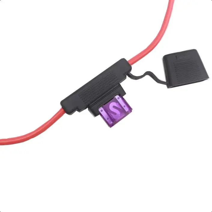 【1Set】8AWG 10AWG Wire Maxi Fuse Holder Water-resistant Waterproof  With Cover Inline with 20A 30A 40-80A 90A 100A 120A Fuse