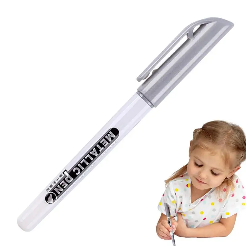 

Metal Paint Marker Fast Drying Round Tip Paint Markers Ergonomic Paint Marker Set For Paper Cardstock Rocks Fabric Metal