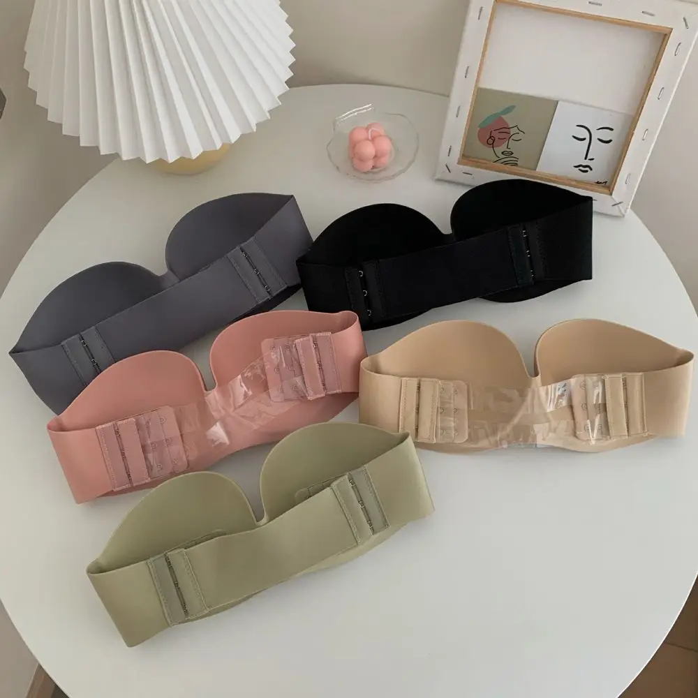 Underwear Push-up Tube Top Beauty Back Invisible Bra Half Cup Sexy Strapless Bra Women Bras Without Straps Bralette Chest Wrap