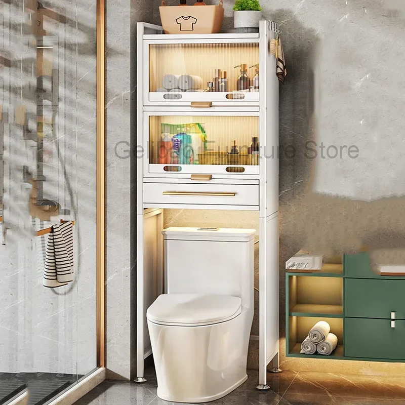 Metal Vanity Bathroom Cabinet Accessories Drawers Hotel Floor Display Bathroom Shelves Organizer Storage Gabinete Home Furniture