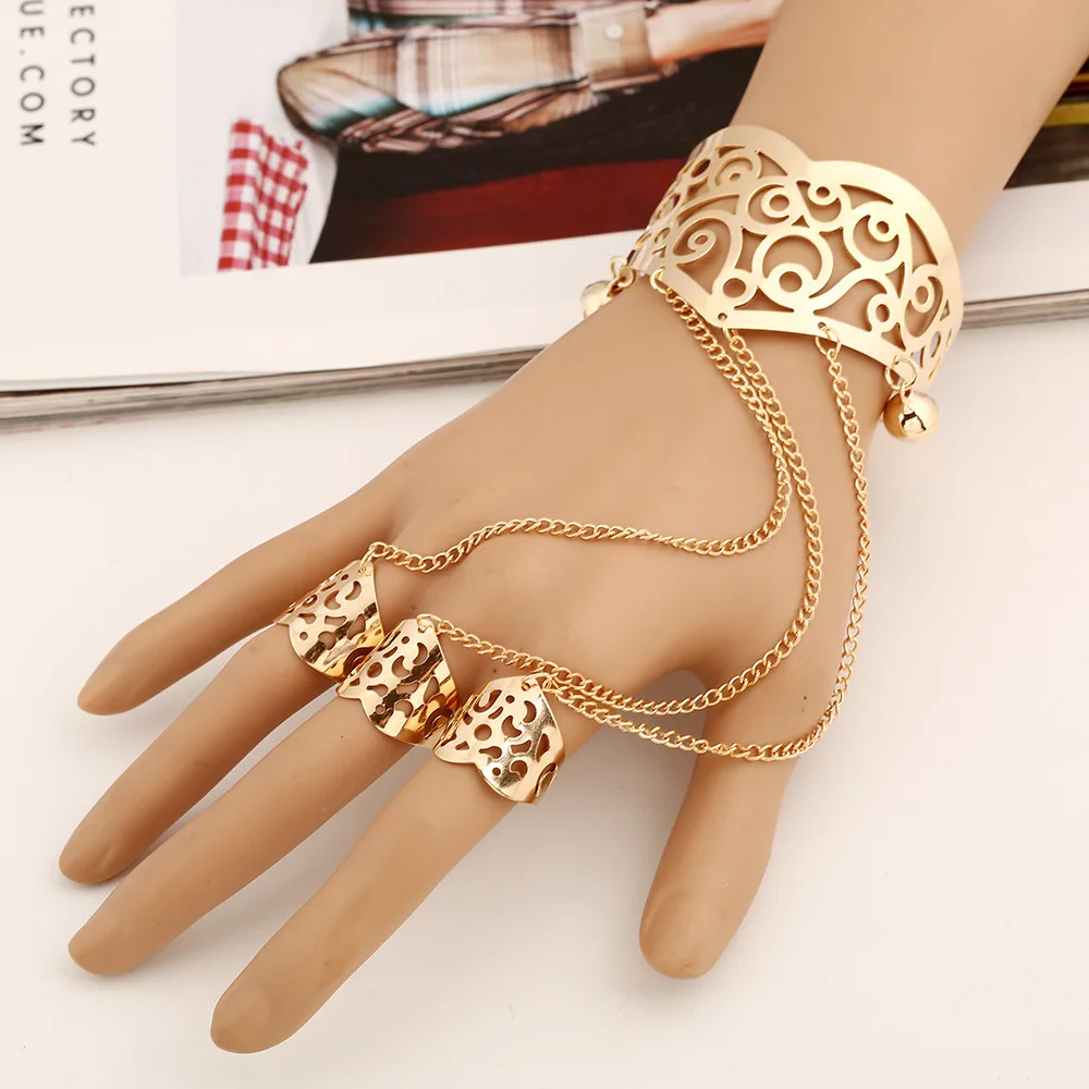 

Gothic Punk Sle Hollow Carved Texture Ring Open Faion Accory Ele Exaggerated Design Unbranded European Sle Jewelry