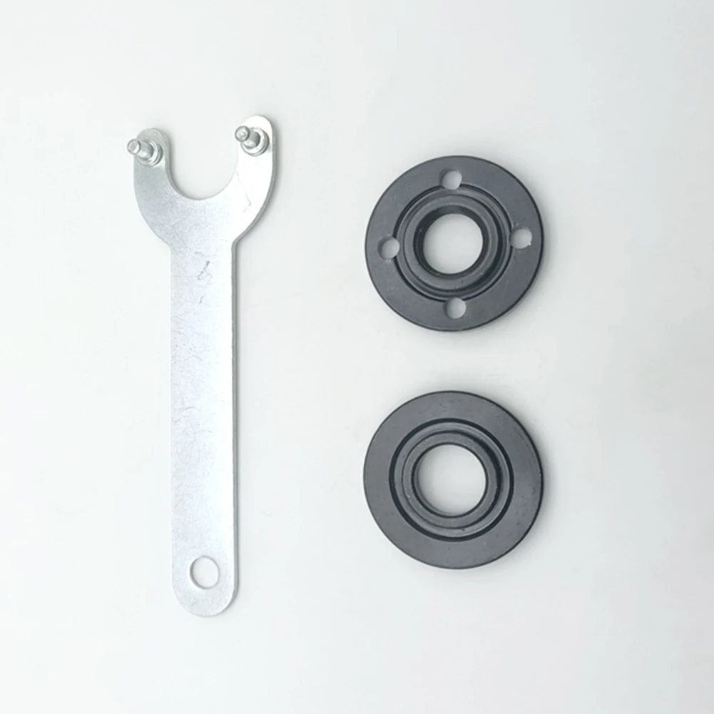 Flange Spanner Wrench For Grinder W/ Lock Disc Holder Nuts Set Adjustable With Outer Lock Nut For Angle Grinder Using