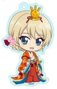 لعبة Darjeeling Anchovy Nishizumi Miho Maho Nishi Kinuyo المفاتيح دمية أنيمي الاكريليك كيرينغ قلادة للهدايا #4