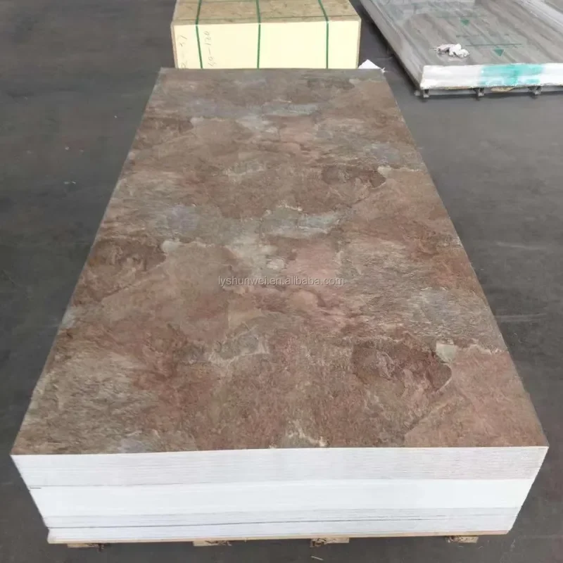 High Quality 1220*2440mm PVC Board Waterproof Decorative UV Marble Plastic Sheet Price Includes Cutting Service 7.10