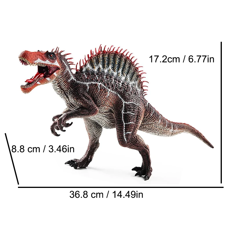 Figurines Realistic Spinosaurus Dinosaur Toys, with Mouth Can Movable Jaw, Educational Toys, Birthday Party Gifts for Kids view 5