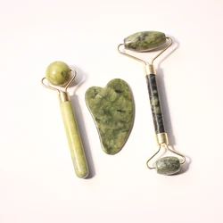 Jade Roller & Gua Sha Set Facial Roller Massager with Gua Sha Scraping Tool A Wonderful Gift for Girl