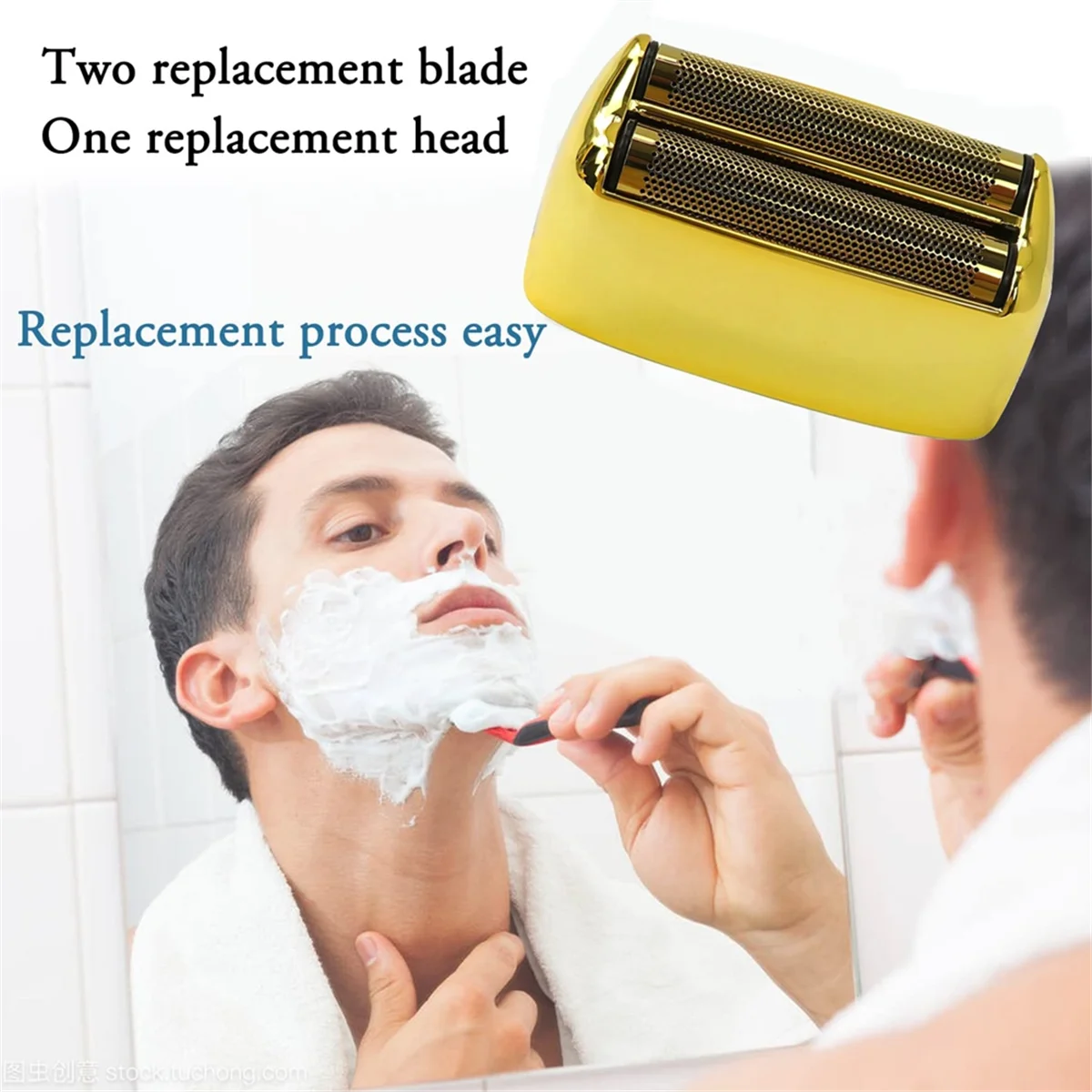ماكينة حلاقة بديلة وقواطع للحلاقة ، ماكينة حلاقة مزدوجة FXFS2G ، ماكينة حلاقة لاسلكية-C ، ماكينة حلاقة خاصة-C