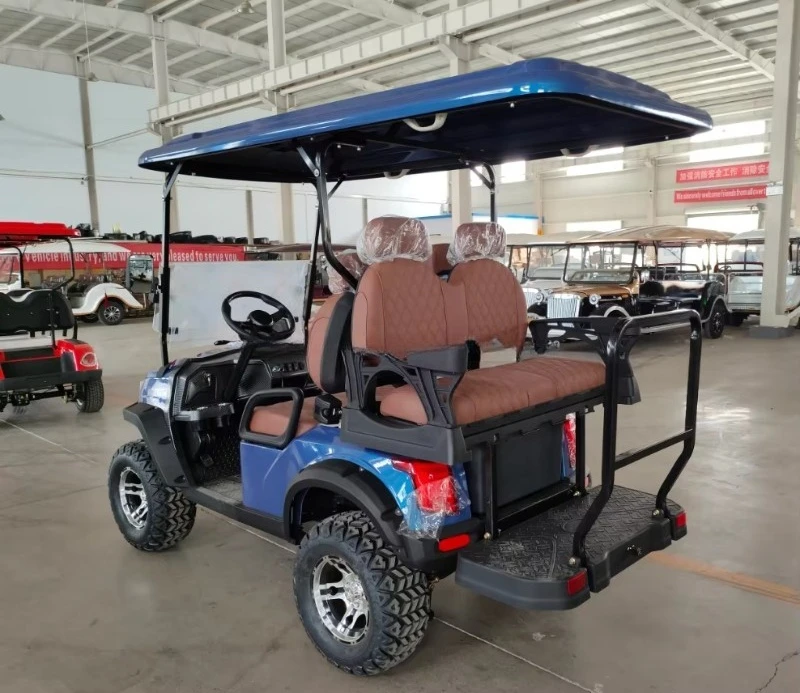Cheap Electric ATV Adult Utility 4 Seater 48V 200Ah Lithium Batteries 5KW AC Motor CE Certified Street Legal Golf Cart Sale