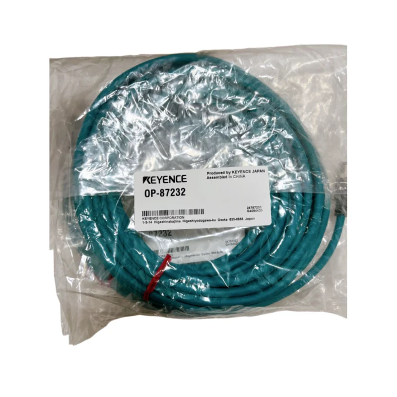 Superior Quality KEYENCE OP-87232 AI Intelligent Barcode Reader Standard Ethernet Cable 10m Negotiable