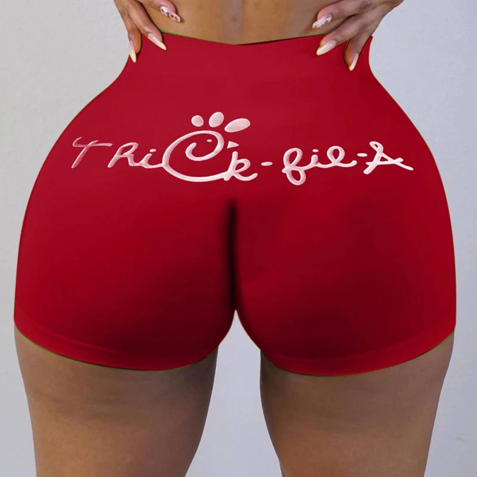 Shorts de motocicleta de cintura alta estampados para mulheres, leggings quentes, sexy e fofos, esportes e fitness, Dropshipping, 2023