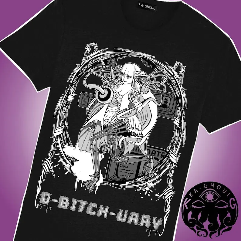 

OBITCHUARY Alternative anime T shirt longsleeve tee gothic style punk fashion