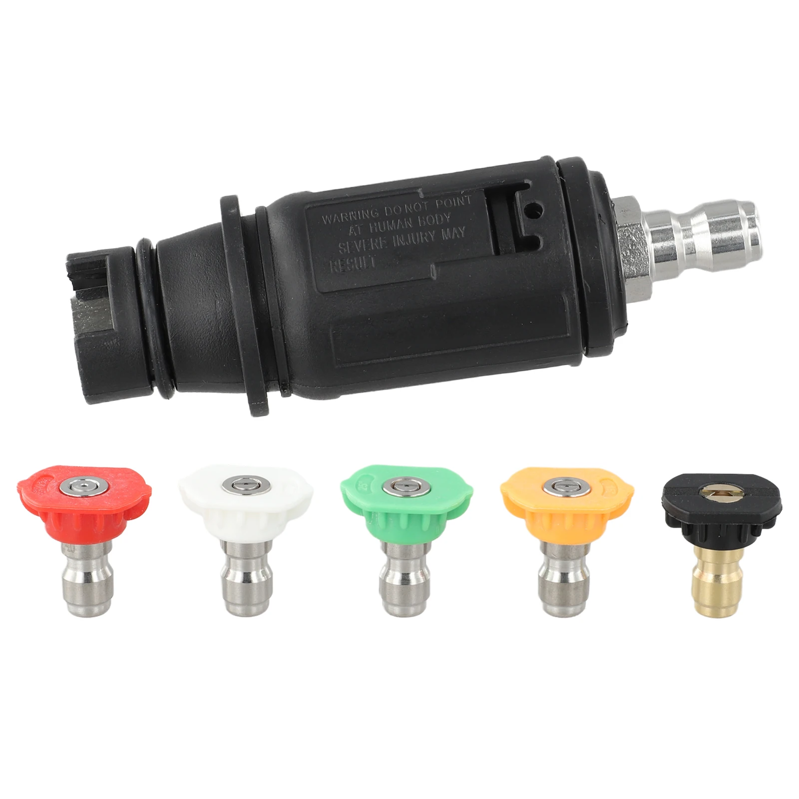 Multi-Spray Tips Adjustable Pressure Washer Compatible Pressure Washer Accessories Nozzle Tips 5 Nozzle Tips Included
