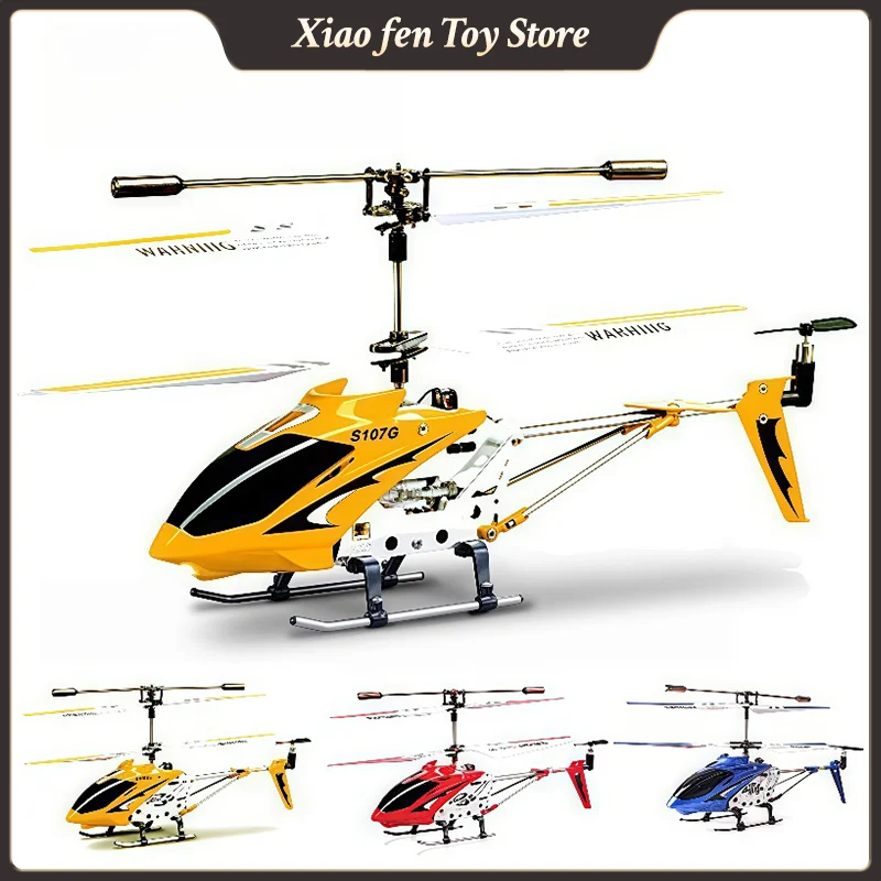 New S107G  Six channels remote control helicopter Multi Functions Remote Control Plane Toy Model RC Airplane Drone Gift for Kids