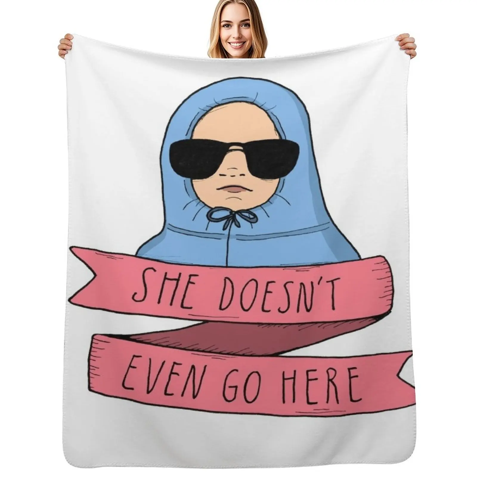 

Mean Girls - She doesn't even go here Throw Blanket Hairys Softest bed plaid Decorative Sofas Blankets