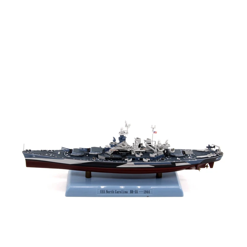 

Diecast Alloy Model of the United States Navy BB-55 Militarized Combat Battleship 1:1000 Scale Toy Gift Collection Simulation