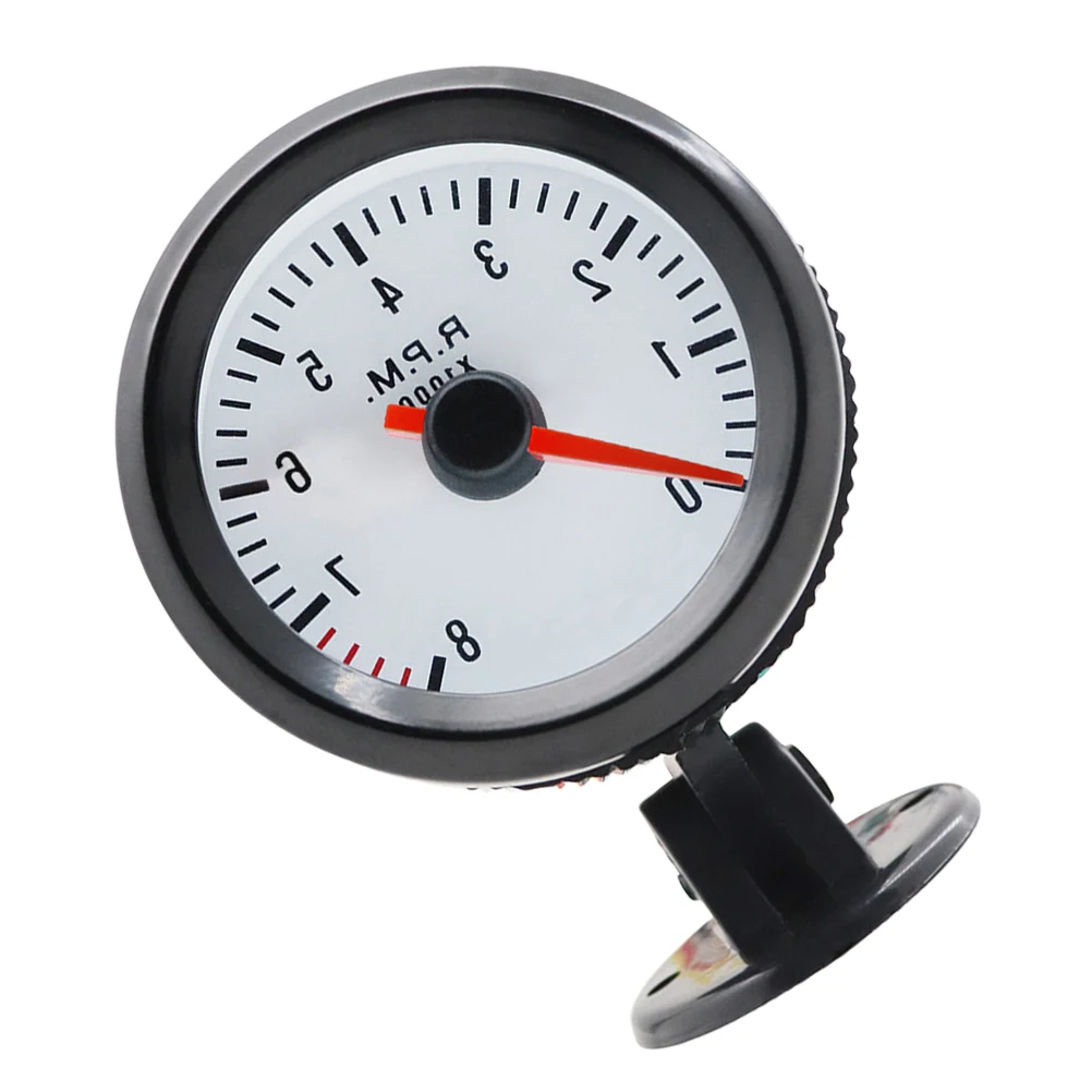 

2 Inch 52mm Blue Light Black Ring Car Tachometer 0 8000 Digital Display Automotive Gauge Speedometer Meter Replacement