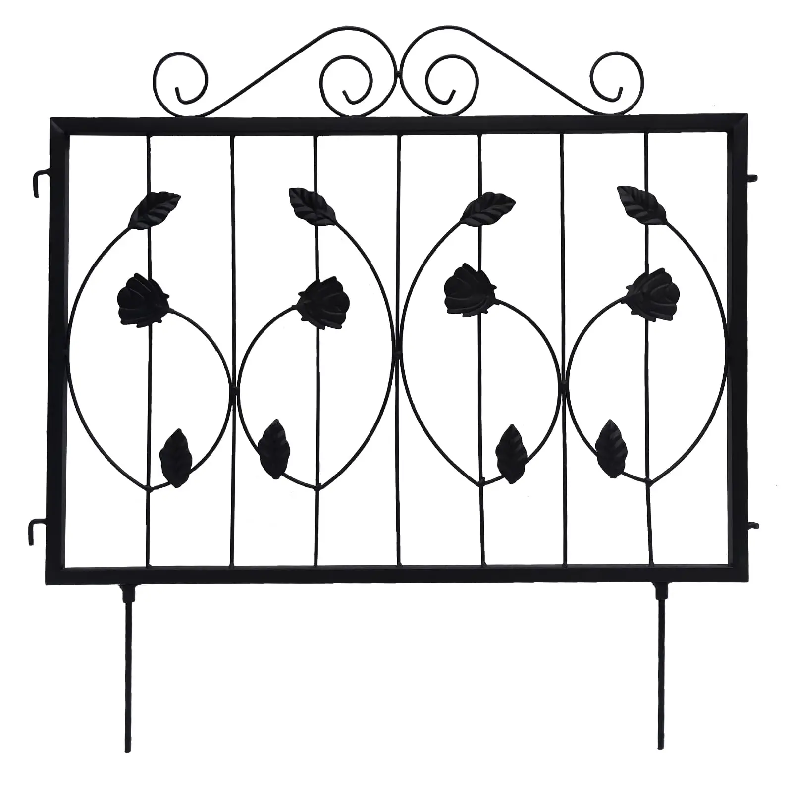 4 Pack Decorative Garden Fence, 23.6