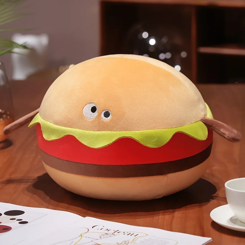 

Cartoon Hamburger Plush Toys Soft Cute Hamburger Stuffed Toy Decoration Cosplay Hamburger Stuffed Doll Birthday Party Decor