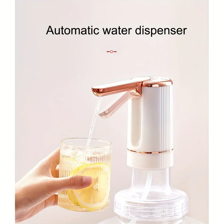FirmHome StorePortable 5-gallon Water Collapsible Bottle Pump Automatic Water Dispenser USB Charging