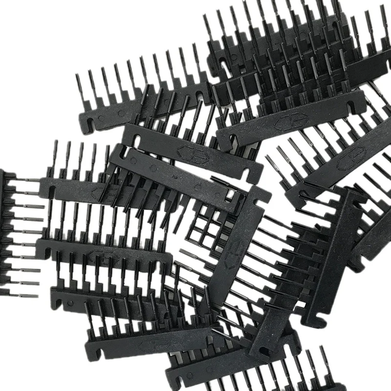 6D زر الشعر 80X أداة موصل شعر مستعار لآلة الشعر التمديد 6D