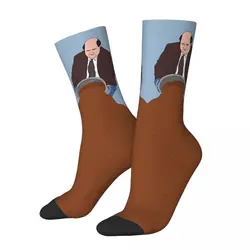 Divertenti calzini da uomo felici il famoso peperoncino Vintage di Kevin Harajuku The Office TV Hip Hop Crew Crazy Sock Gift Pattern stampato