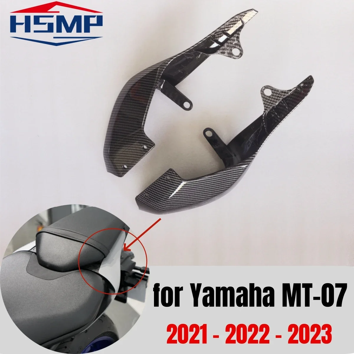 for Yamaha MT07 MT-07 2021 2022 2023 motorcycle accessories body rear side cover rear tailgate side panel fairing