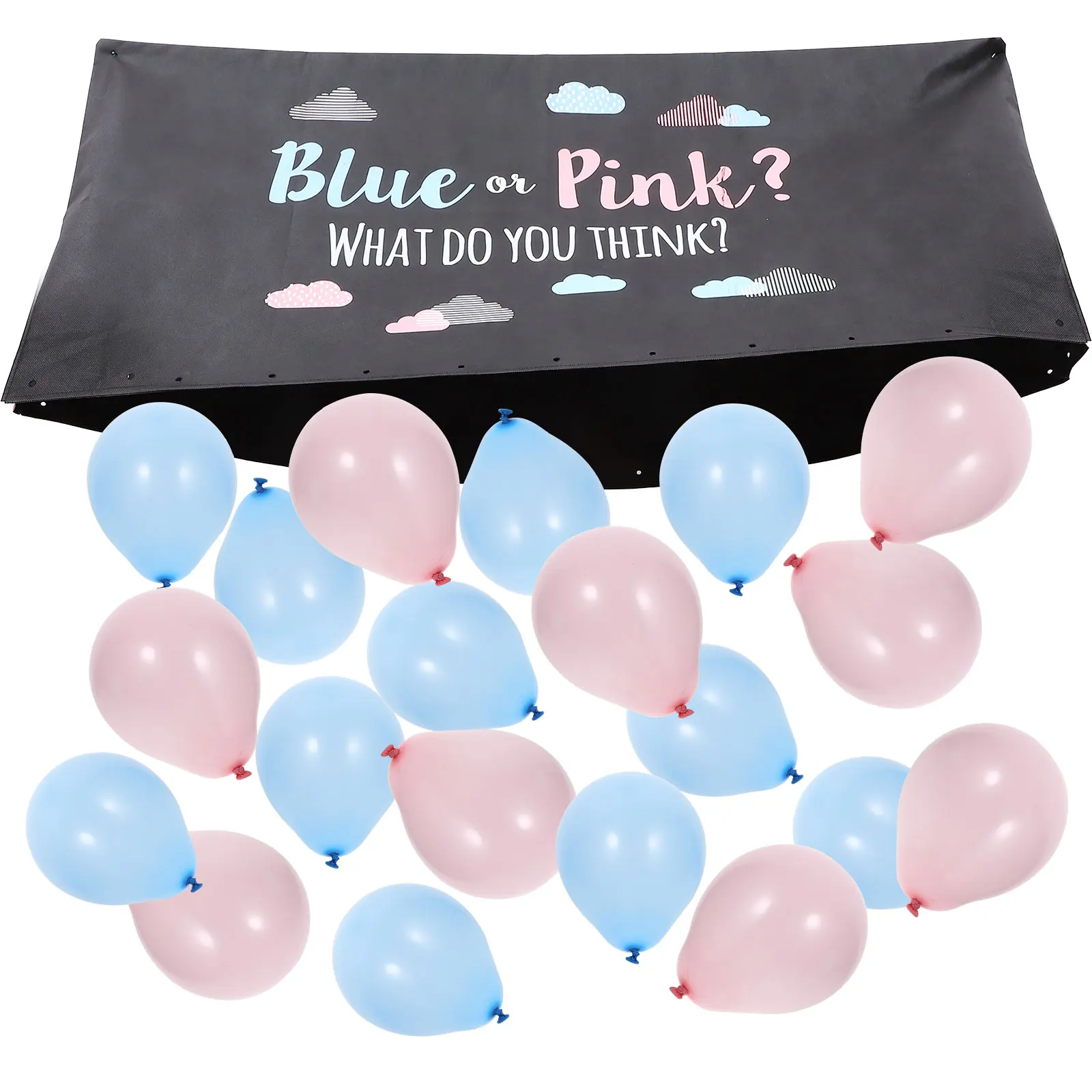 

12 Latex Balloons Gender Reveal Baby Shower Photo Props 5m Rope Hooks Newborn Accessories Bright Color