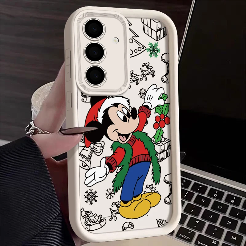 Disney Mickey And Friends Cartoon Cute Phone Case For Samsung A 14 15 S 21 22 23 24 25 35 52 53 54 5G Plus Y2K Creative Cover