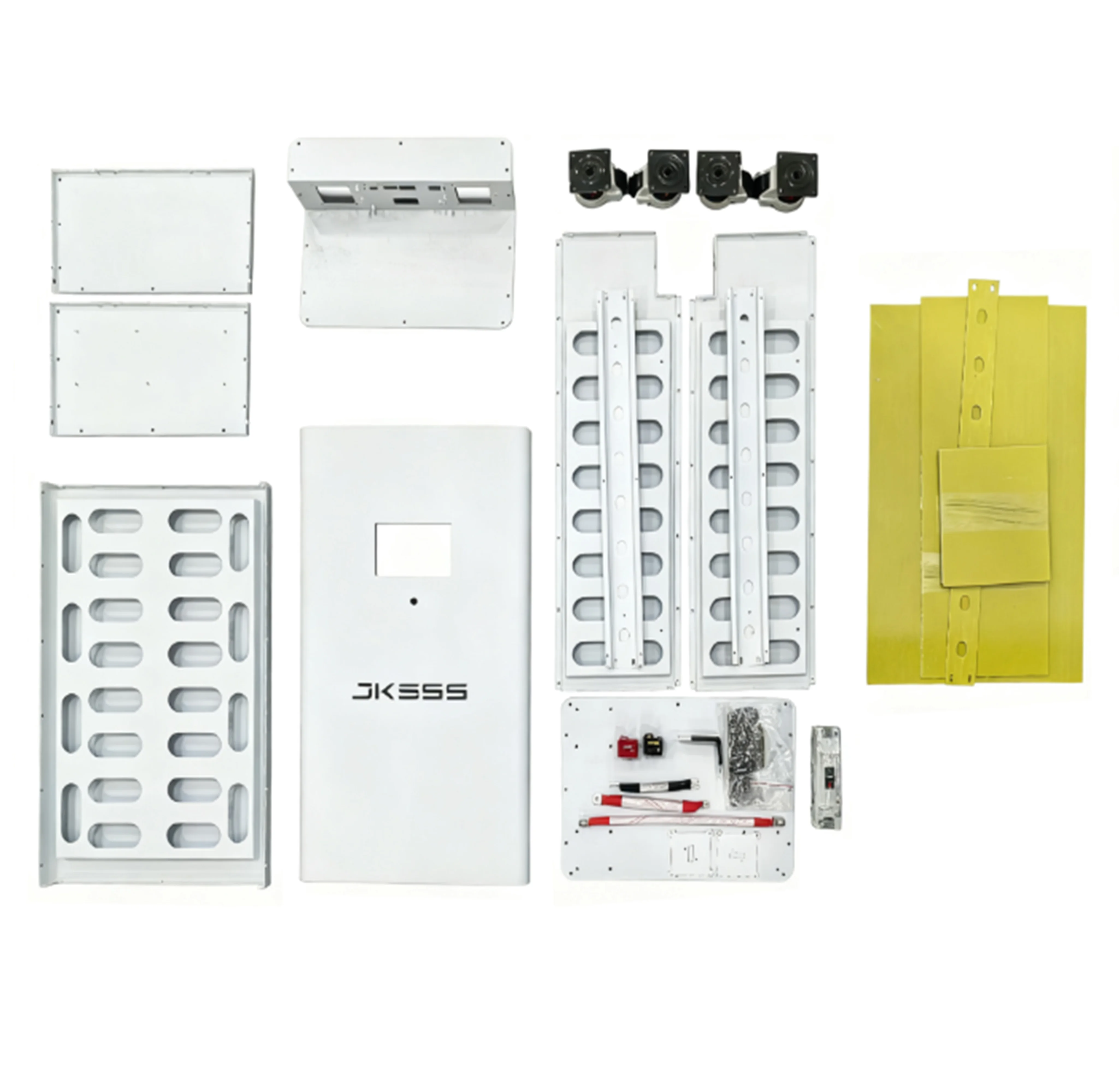 Polen Op Voorraad DIY JKESS Batterijbox Assemblage JKBMS PB2A16S20P 4.3 Inch LCD Voor 280AH 310AH 320AH Batterij Snelle Levering EU