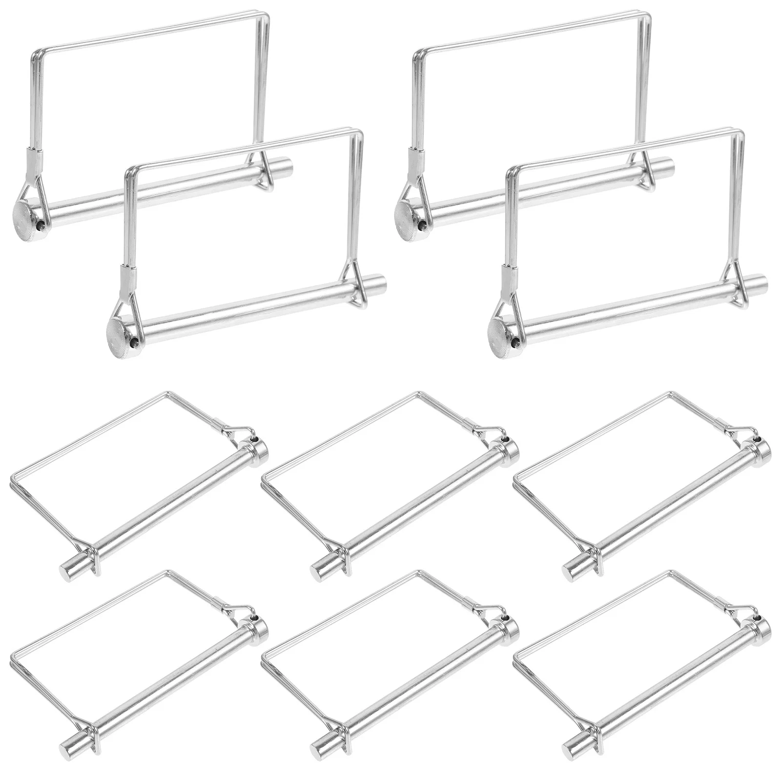 

10Pcs Trailer Locking Pin Heavy Duty Stainless Steel Square Pins Secure Trailer Hitch Towing Connector Hitch Pin