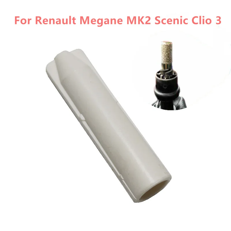 Auto ABS Car Gear Shift Knob Sleeve Adapter Lever For Renault Megane II MK2 Scenic 2 Clio 3 III MK3 Accessories