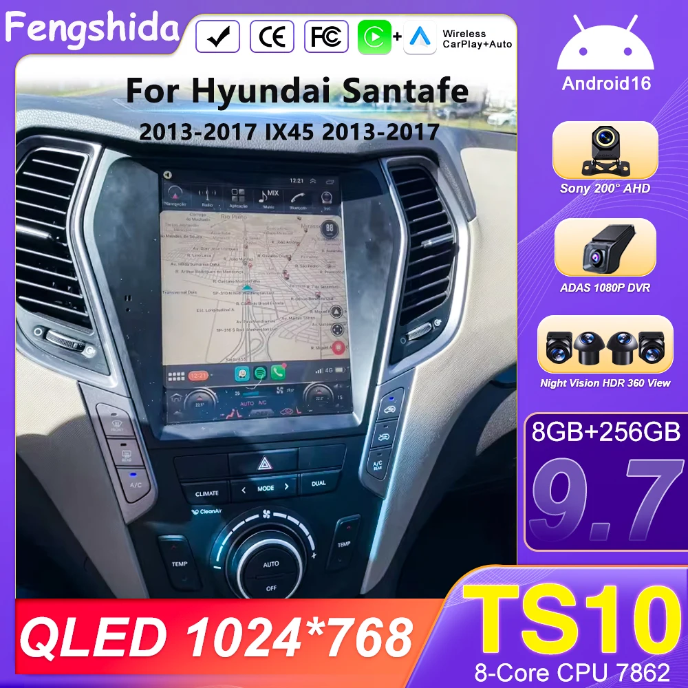 Android15 9.7'' Car…