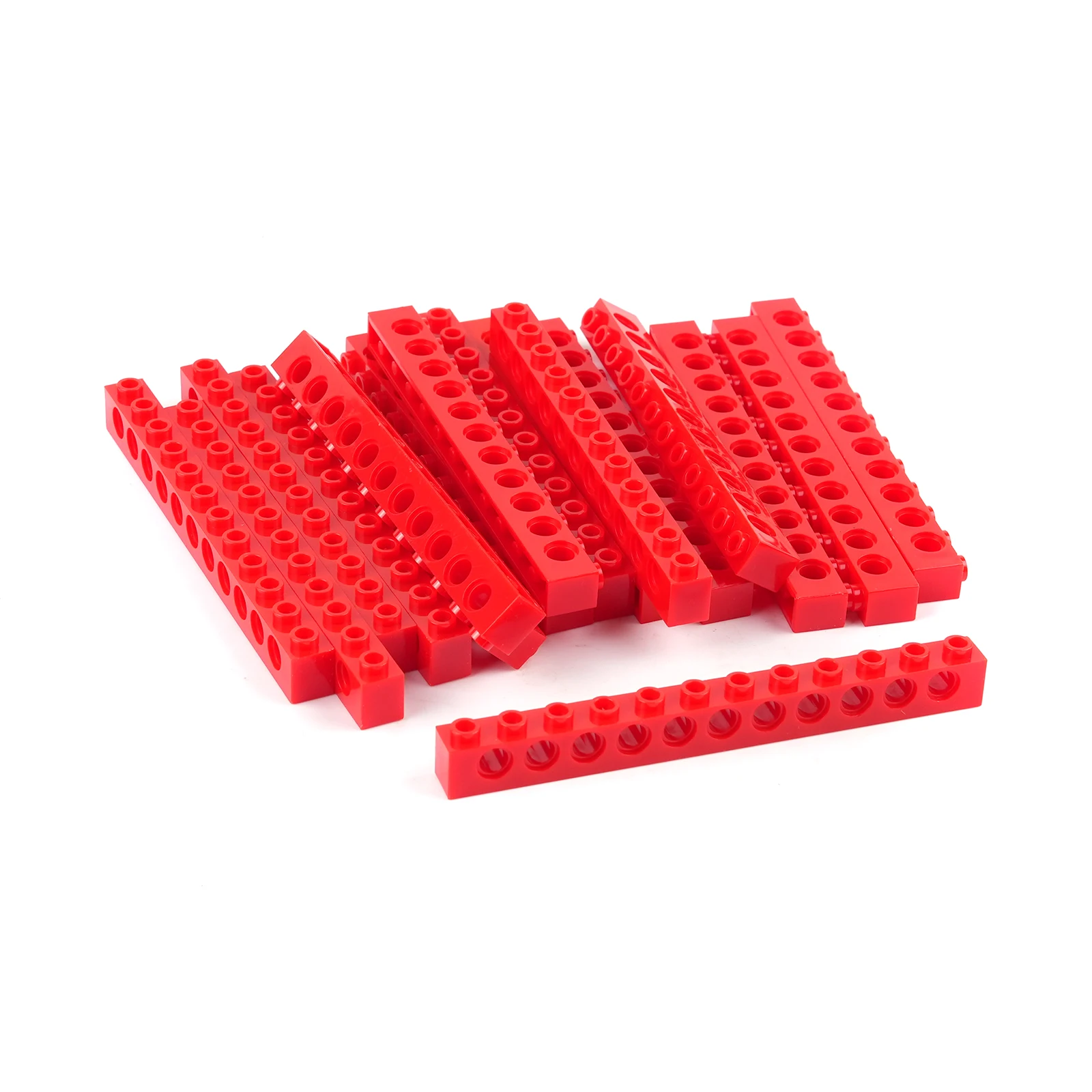 40PCS 3895 1x12 Gerade Strahl Technologie Bausteine Teile 11 Löcher Zusammengesetzt Spielzeug MOC Kleine Ziegel ersatz Zubehör