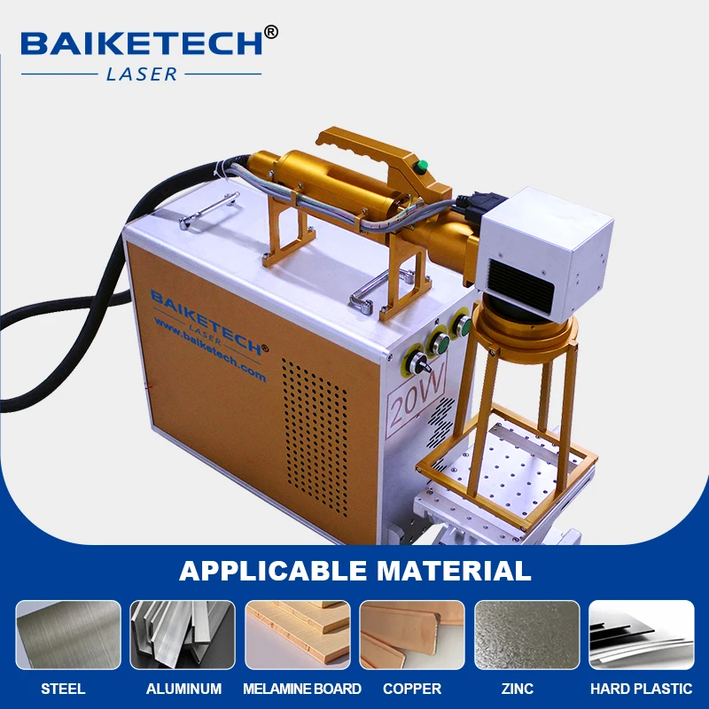 Automatische Vision Lasermarkeermachine Roestvrij staal Aluminiumoxide Markering Hoog rendement 30W Fiber Lasermarkeermachine