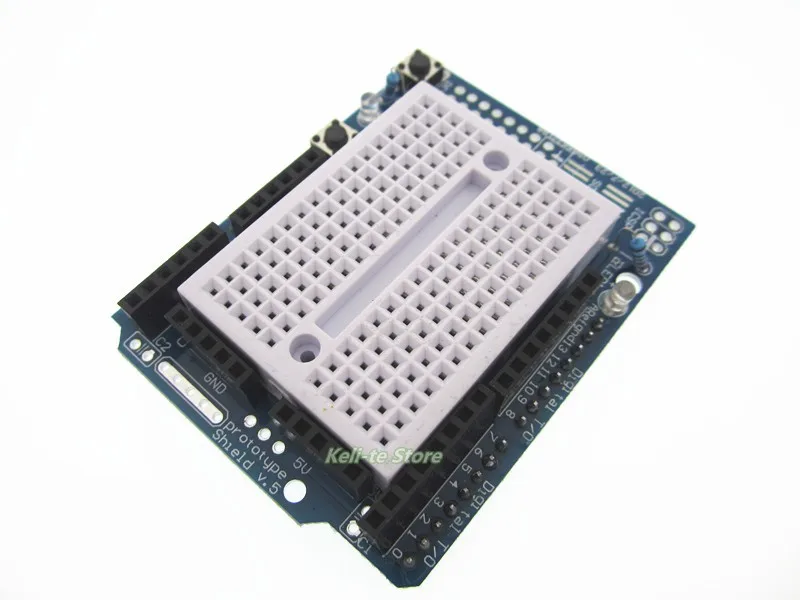1 ชิ้น/ล็อต UNO Proto Shield ต้นแบบบอร์ดขยาย SYB-170 mini breadboard จากการลงทุน UNO ProtoShield